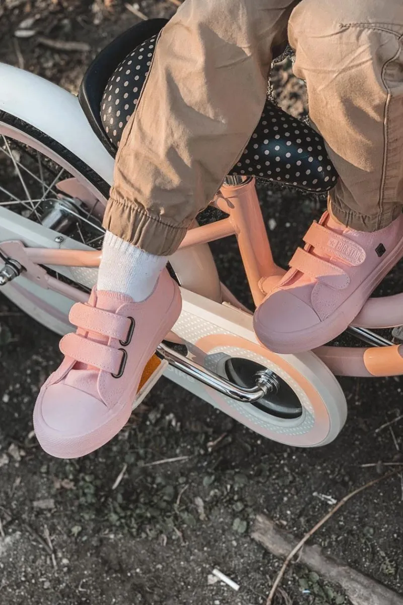 Online Dziecięce Klasyczne Trampki BIG STAR JJ374045 Różowe Dzieci Chłopięce|Dziewczęce