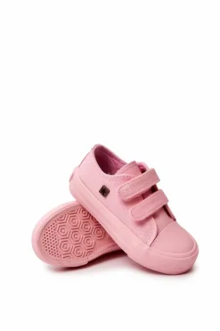 Online Dziecięce Klasyczne Trampki BIG STAR JJ374045 Różowe Dzieci Chłopięce|Dziewczęce