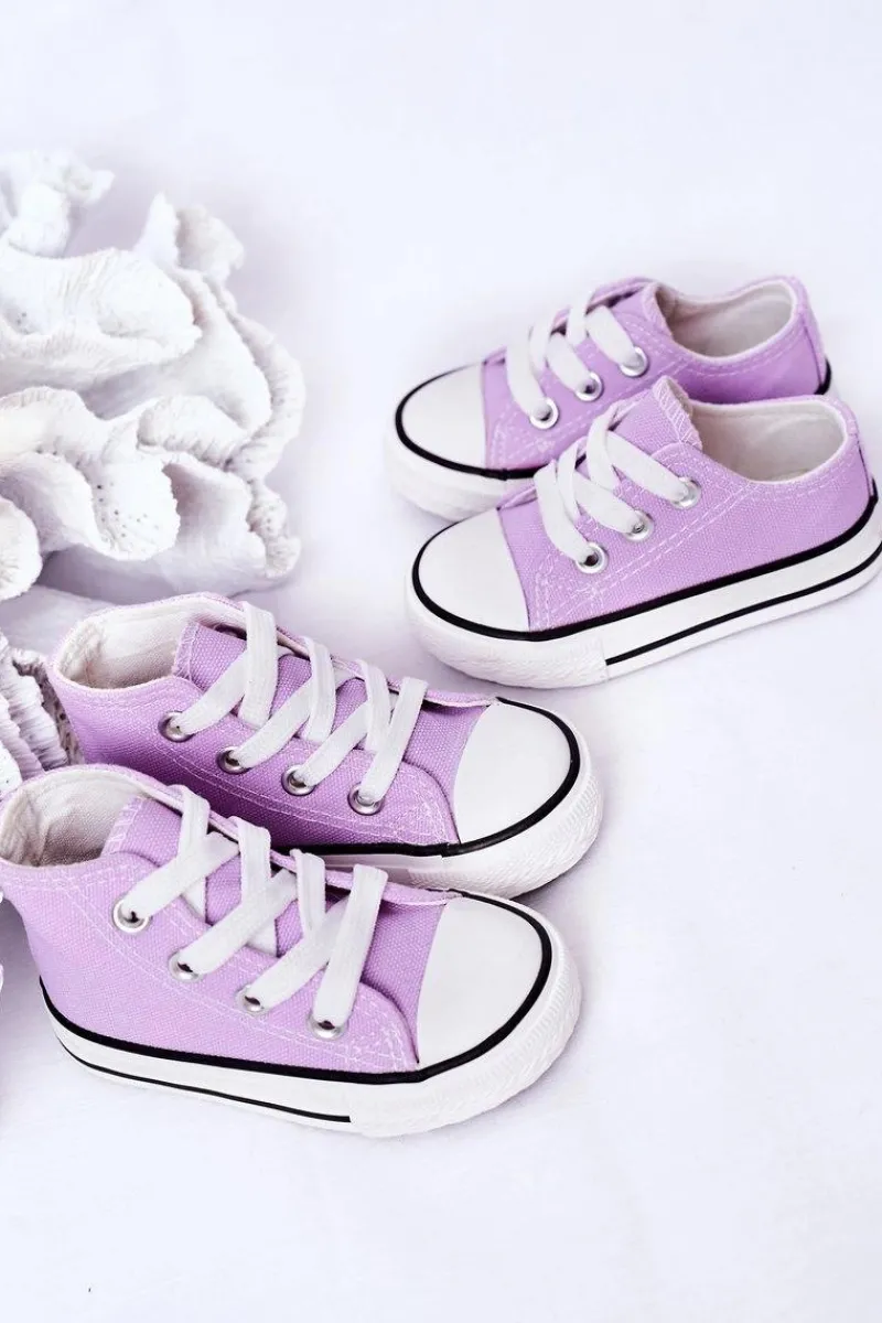 Discount Boto Dziecięce Klasyczne Trampki Fioletowe Filemon