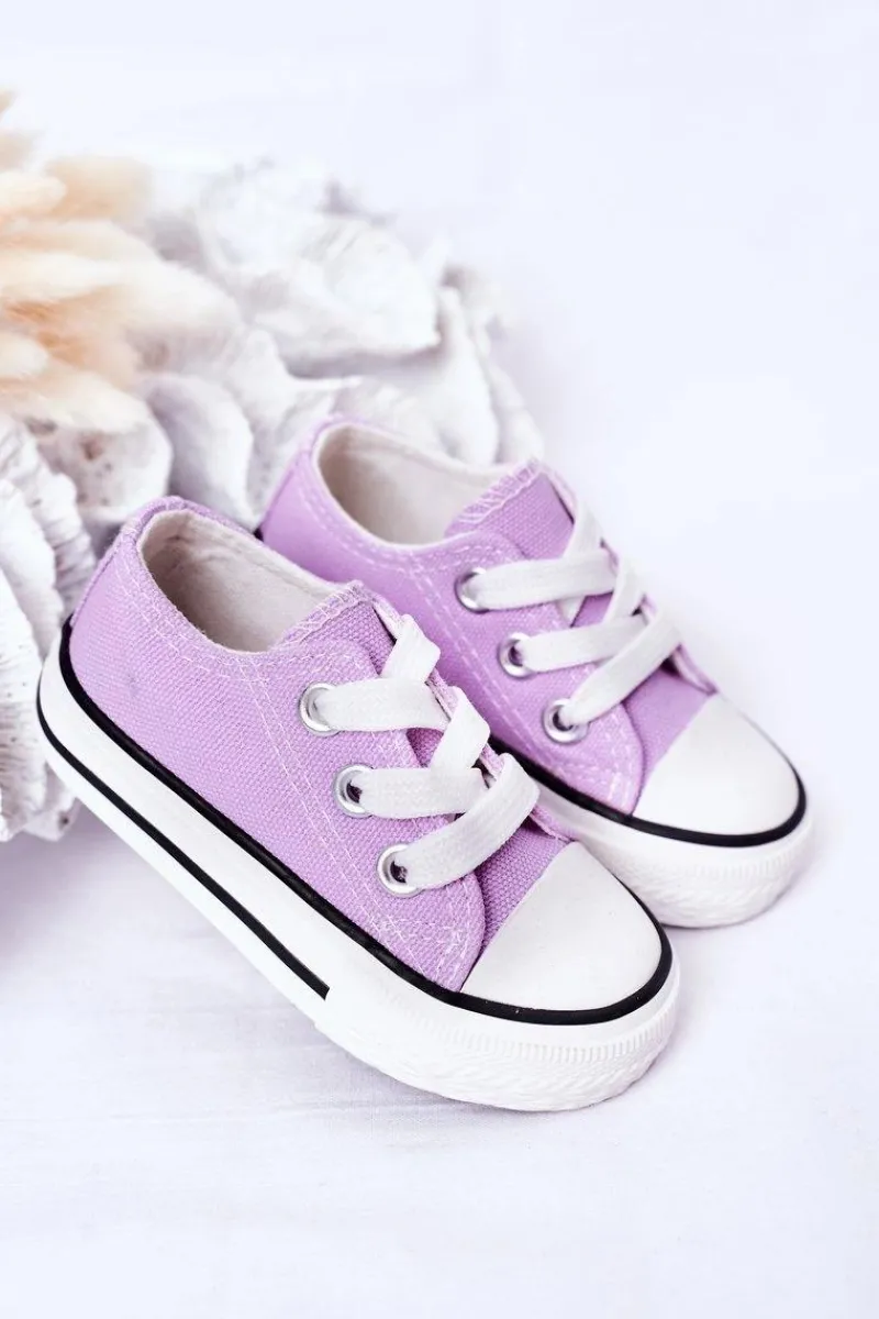 Discount Boto Dziecięce Klasyczne Trampki Fioletowe Filemon