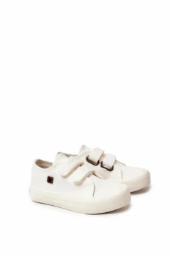 Sale Big Star Shoes Dziecięce Klasyczne Trampki BIG STAR JJ374042 Białe