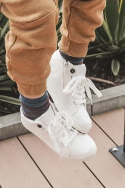 Chłopięce|Dziewczęce>Big Star Shoes Dziecięce Klasyczne Wysokie Trampki Big Star LL374002 Białe Biały