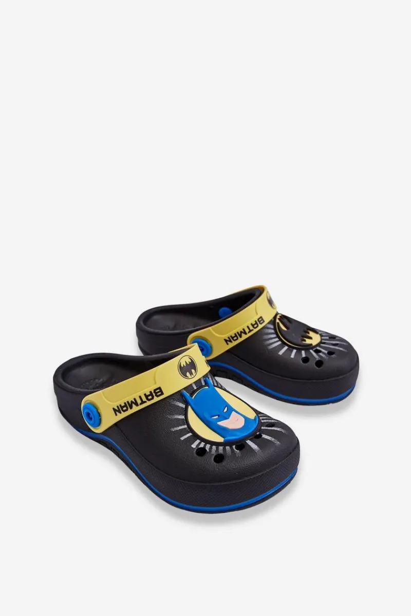 Chłopięce>ZAXY Dziecięce Kroksy Batman Grendene Kids JJ385005 Czarne Czarny