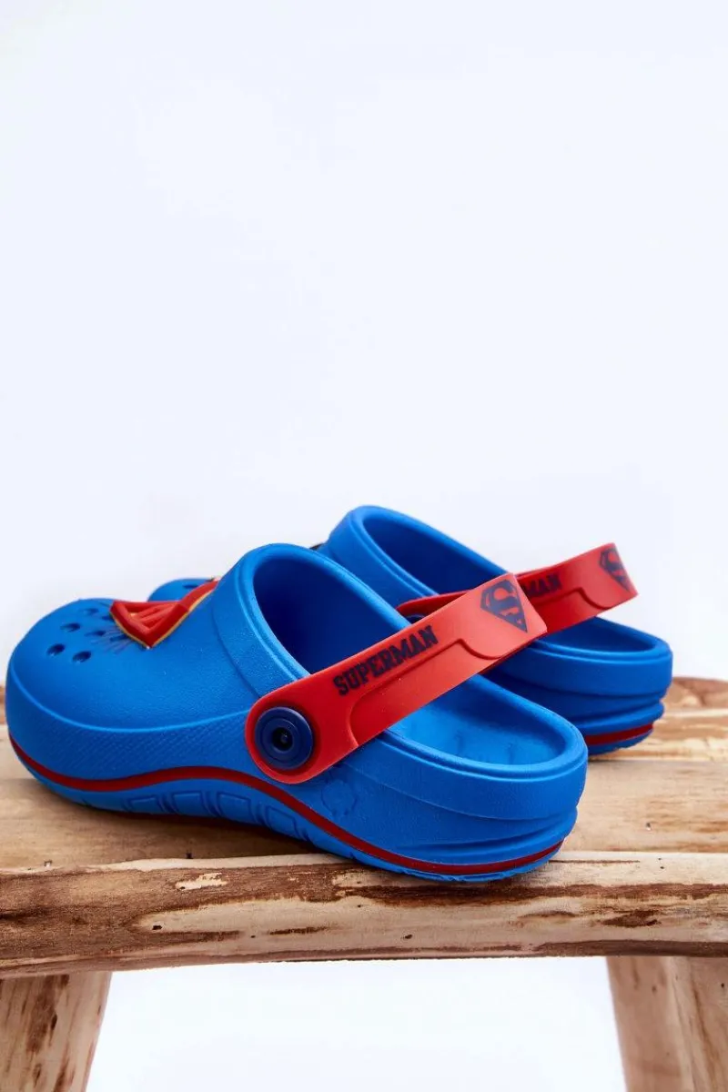 Clearance ZAXY Dziecięce Kroksy Superman Grendene Kids JJ385004 e Niebieski