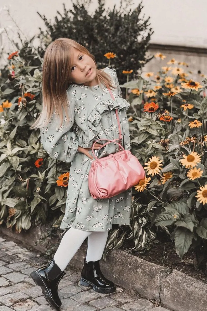 Discount Dziecięce Lakierowane Ocieplane Botki Czarne Porky Dzieci Dziewczęce