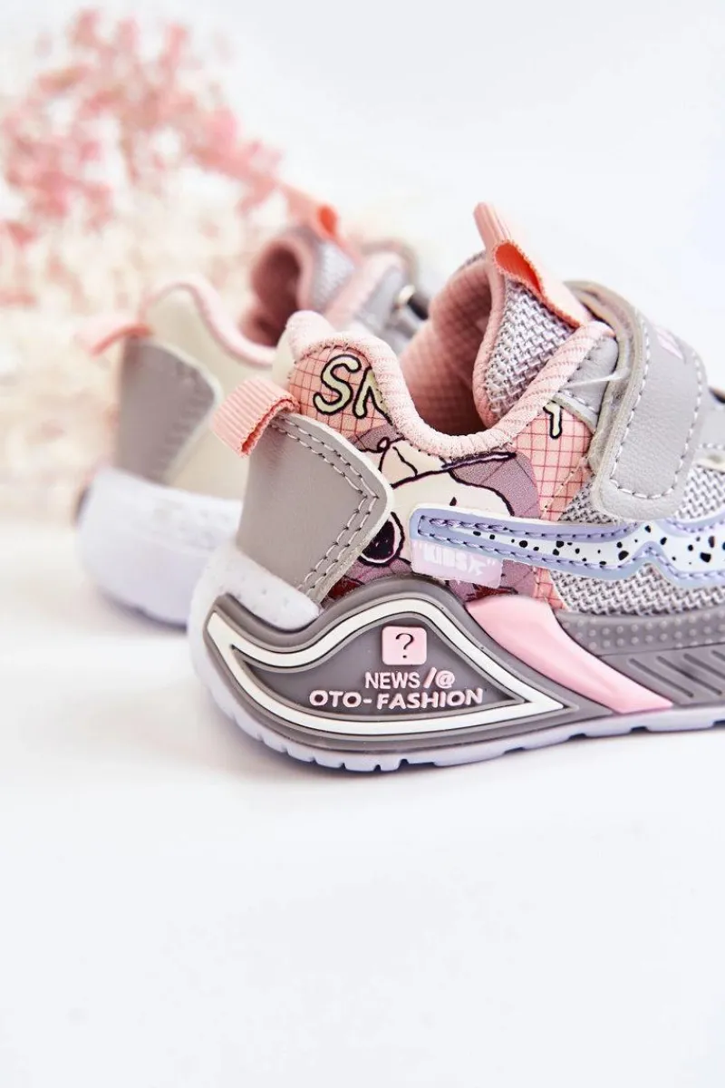 Dziewczęce>Boto Dziecięce Lekkie Buty Sportowe Szare Snoopy