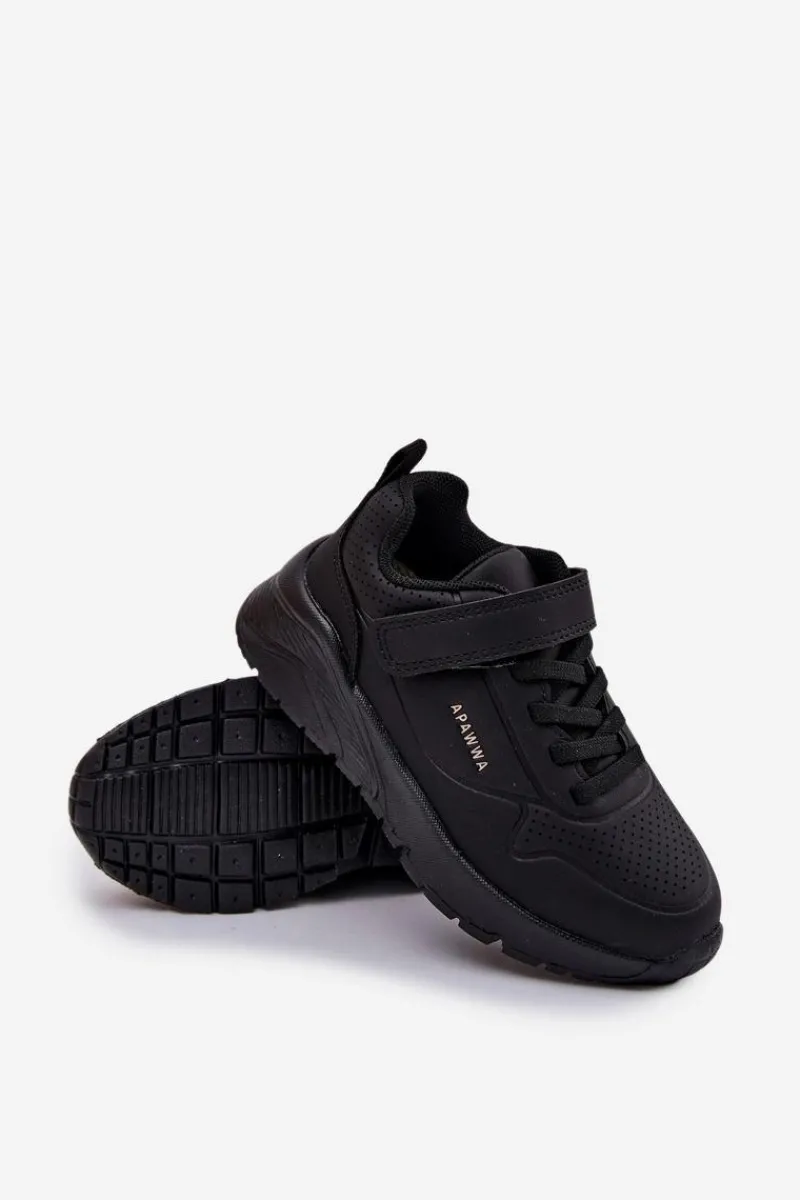 Dziewczęce|Back To School>Boto Dziecięce Lekkie Buty Sportowe Na Platformie Czarne Mirivia Czarny