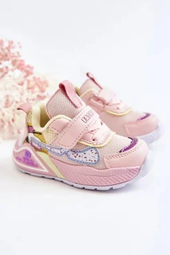 Discount Boto Dziecięce Lekkie Buty Sportowe Różowe Snoopy