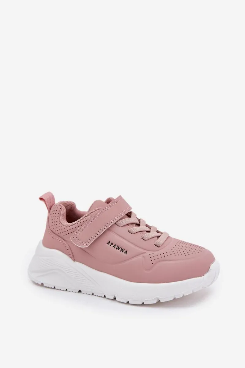 Outlet Dziecięce Lekkie Buty Sportowe Na Platformie Różowe Mirivia Dzieci Dziewczęce|Back To School
