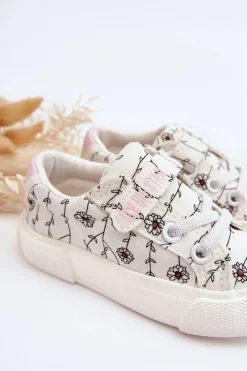 New Big Star Shoes Dziecięce Materiałowe Trampki BIG STAR JJ374102 Białe