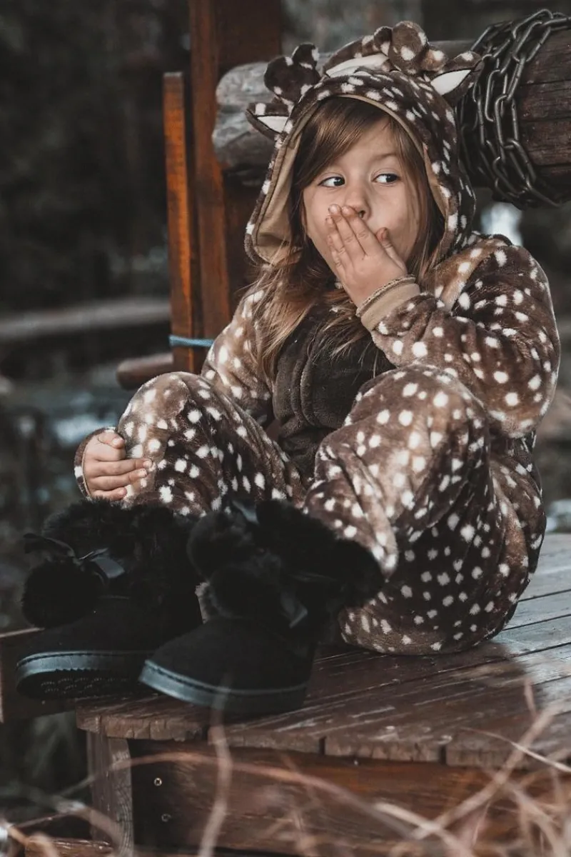 Dziewczęce|Dziewczęce>Boto Dziecięce Młodzieżowe Ocieplane Botki Śniegowce Czarne Roofy Czarny