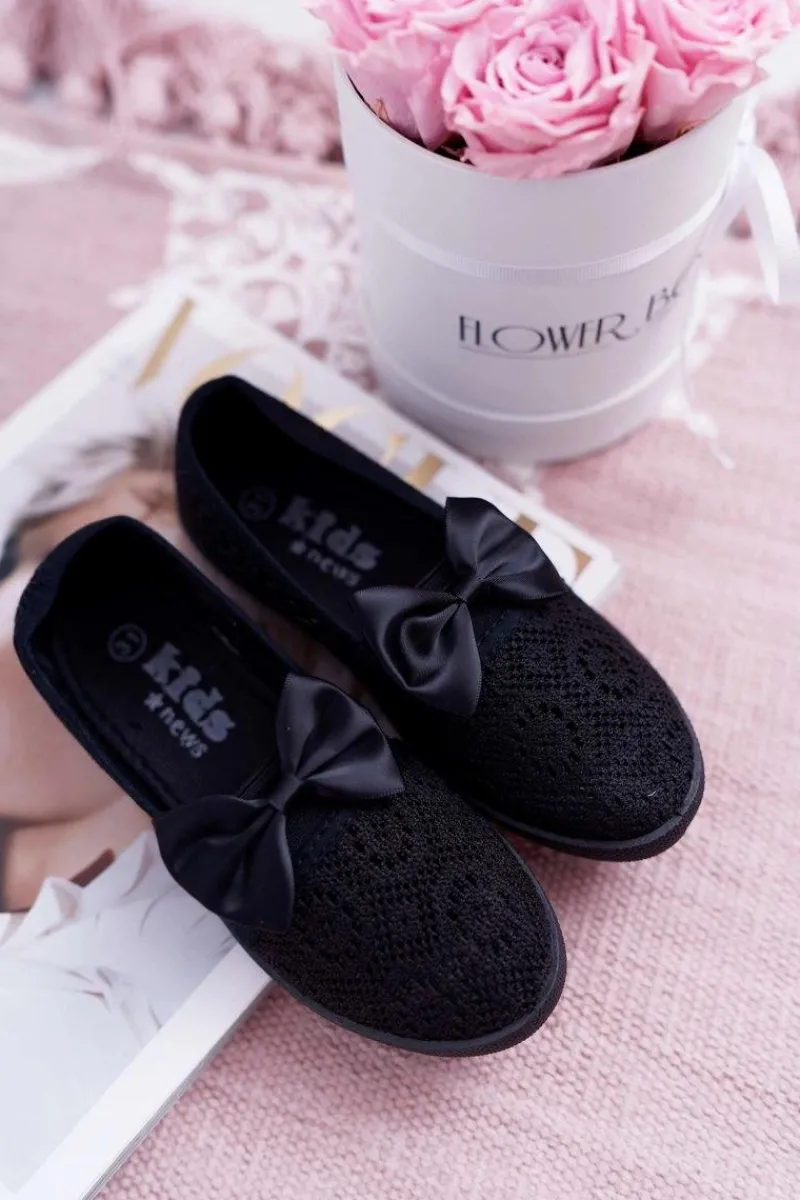 Online Dziecięce Młodzieżowe Tenisówki Koronkowe Czarne Dudi Dzieci Dziewczęce