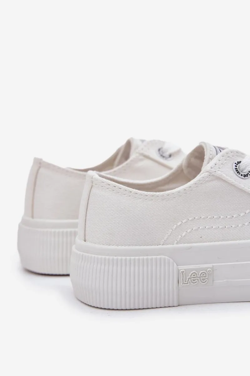 Outlet Dziecięce Młodzieżowe Trampki ISLA C LOW JR 50251058 Białe Dzieci Chłopięce|Dziewczęce