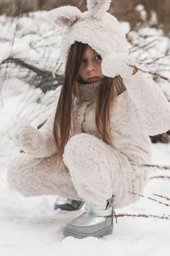 Sale Big Star Shoes Dziecięce Śniegowce Big Star KK374218 Szaro-Srebrne Srebrny