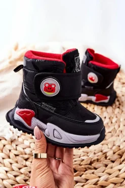 Chłopięce|Chłopięce>Boto Dziecięce Śniegowce Botki Czarne Frenzie