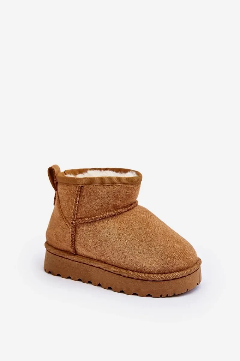 Discount Dziecięce Śniegowce Botki Ocieplane Camel Nallita Dzieci Dziewczęce|Chłopięce