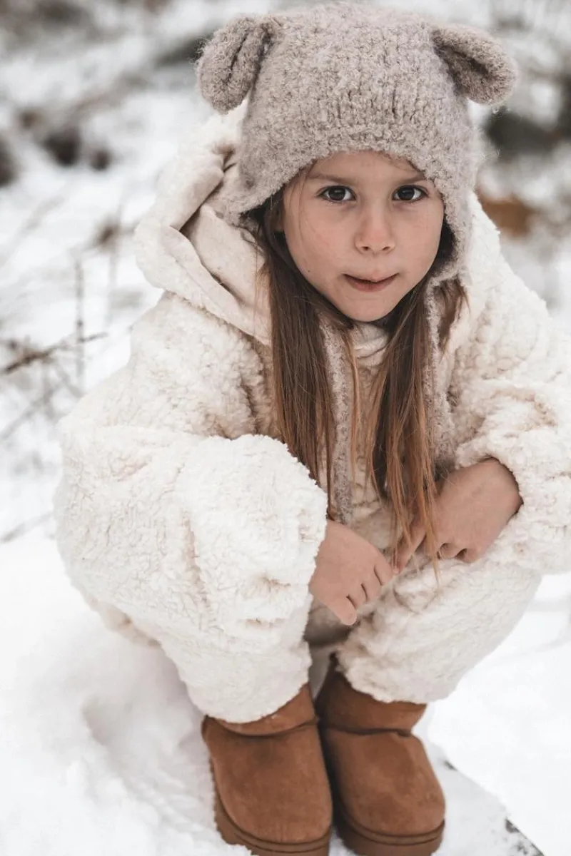 Discount Dziecięce Śniegowce Botki Ocieplane Camel Nallita Dzieci Dziewczęce|Chłopięce