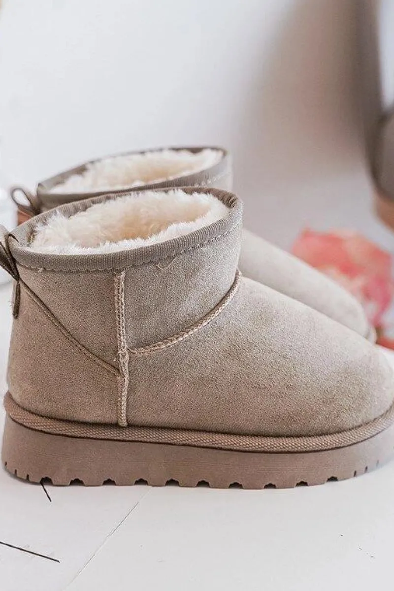 Dziewczęce|Chłopięce>Boto Dziecięce Śniegowce Botki Ocieplane Zielone Nallita