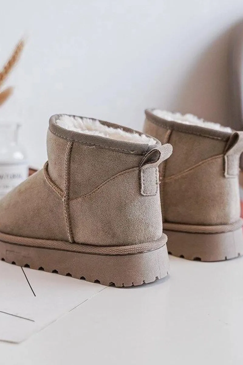 Dziewczęce|Chłopięce>Boto Dziecięce Śniegowce Botki Ocieplane Zielone Nallita