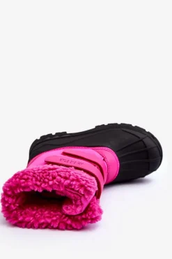 Best Big Star Shoes Dziecięce Śniegowce Na Rzepy Big Star Fuksja MM374112