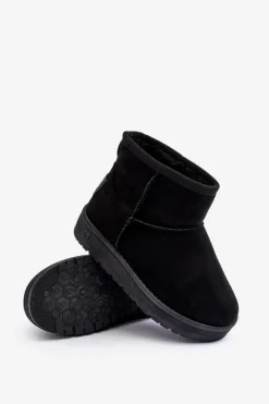 Big Star Shoes Dziecięce Śniegowce Ocieplane Czarne Big Star MM374054 Czarny