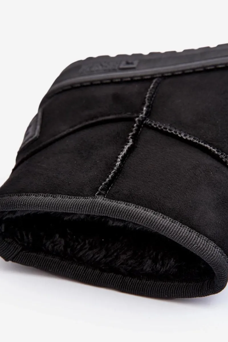 Big Star Shoes Dziecięce Śniegowce Ocieplane Czarne Big Star MM374054 Czarny