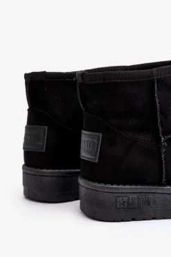 Big Star Shoes Dziecięce Śniegowce Ocieplane Czarne Big Star MM374054 Czarny