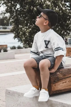 Chłopięce|Back To School></noscript>Boto Dziecięce Niskie Buty Sportowe Białe Frillo