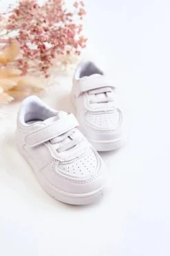 Chłopięce|Back To School></noscript>Boto Dziecięce Niskie Buty Sportowe Białe Frillo