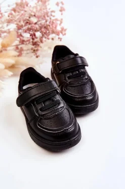 Hot Boto Dziecięce Niskie Buty Sportowe Czarne Frillo Czarny