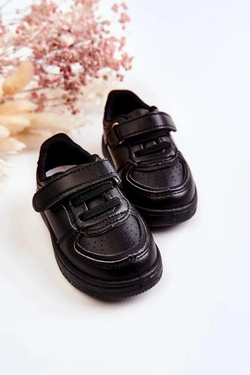 Hot Boto Dziecięce Niskie Buty Sportowe Czarne Frillo Czarny