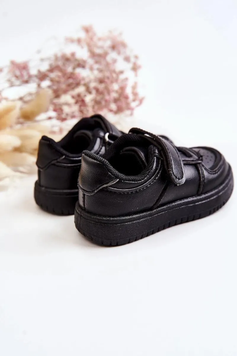 Hot Boto Dziecięce Niskie Buty Sportowe Czarne Frillo Czarny