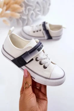 Chłopięce|Dziewczęce>Big Star Shoes Dziecięce Niskie Trampki BIG STAR JJ374070 Białe