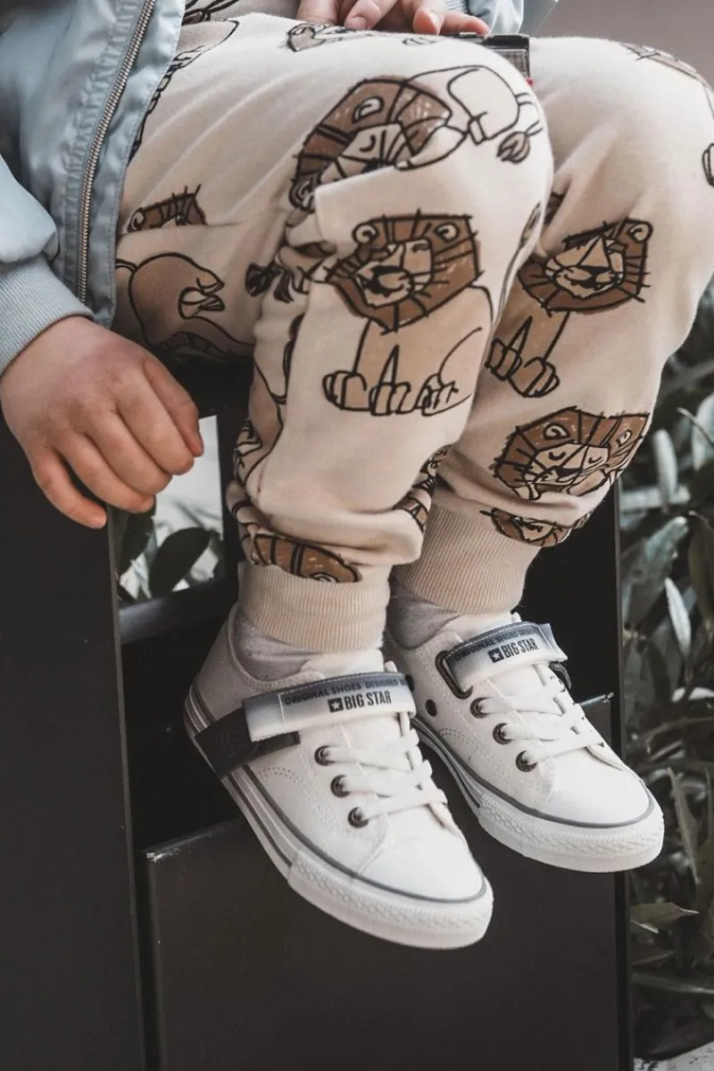 Chłopięce|Dziewczęce>Big Star Shoes Dziecięce Niskie Trampki BIG STAR JJ374070 Białe