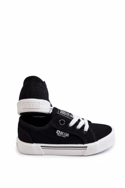 Dziecięce Niskie Trampki Big Star JJ374174 Czarne Dzieci Chłopięce|Dziewczęce