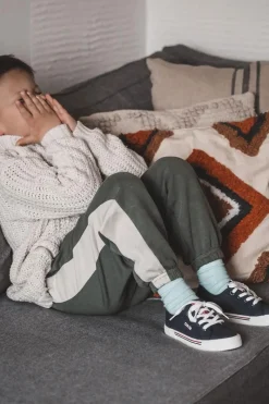 Sale Big Star Shoes Dziecięce Niskie Trampki Big Star JJ374173 Granatowe