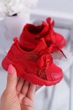 Dziewczęce>Boto Dziecięce Obuwie Sportowe Czerwone Bajka