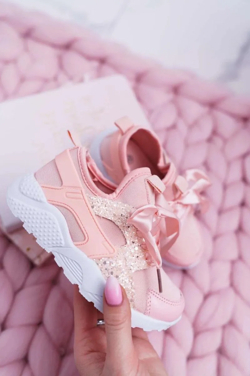 Clearance Dziecięce Obuwie Sportowe Różowe Bajka Dzieci Dziewczęce