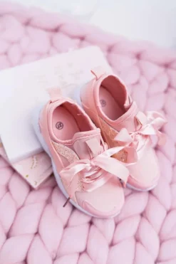 Clearance Dziecięce Obuwie Sportowe Różowe Bajka Dzieci Dziewczęce