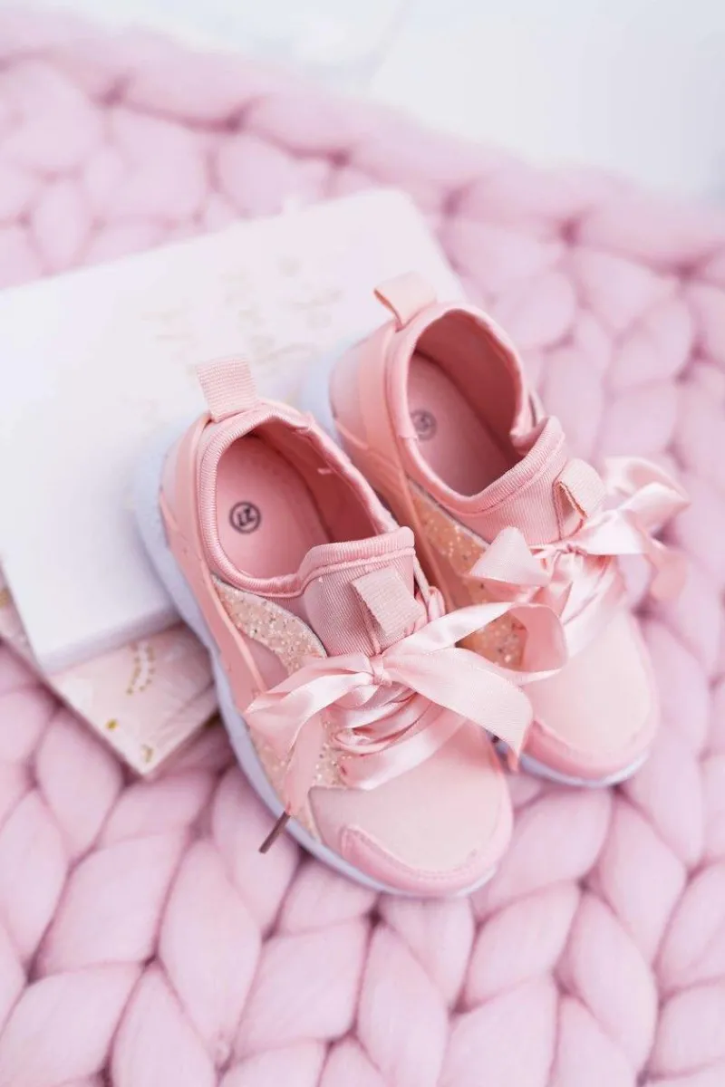 Clearance Dziecięce Obuwie Sportowe Różowe Bajka Dzieci Dziewczęce