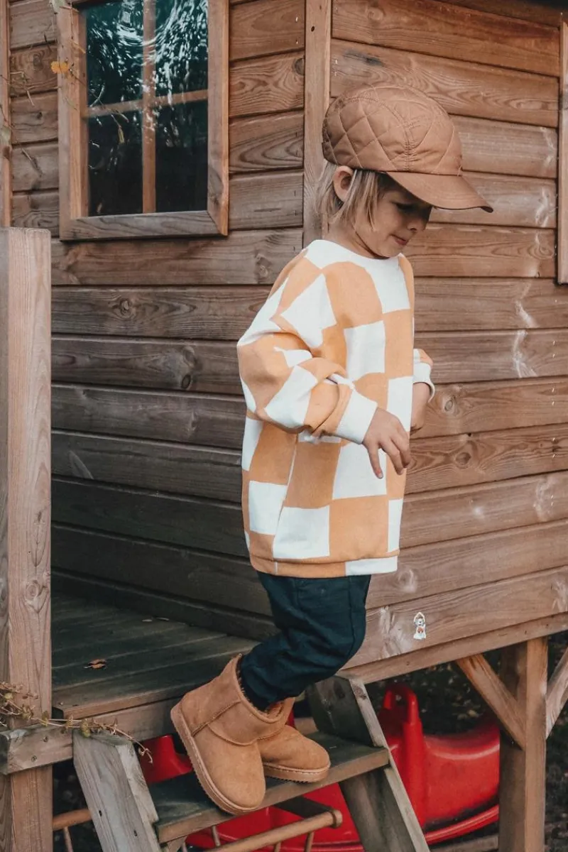 Hot Dziecięce Ocieplane Botki Śniegowce Khaki Gooby Dzieci Dziewczęce|Chłopięce