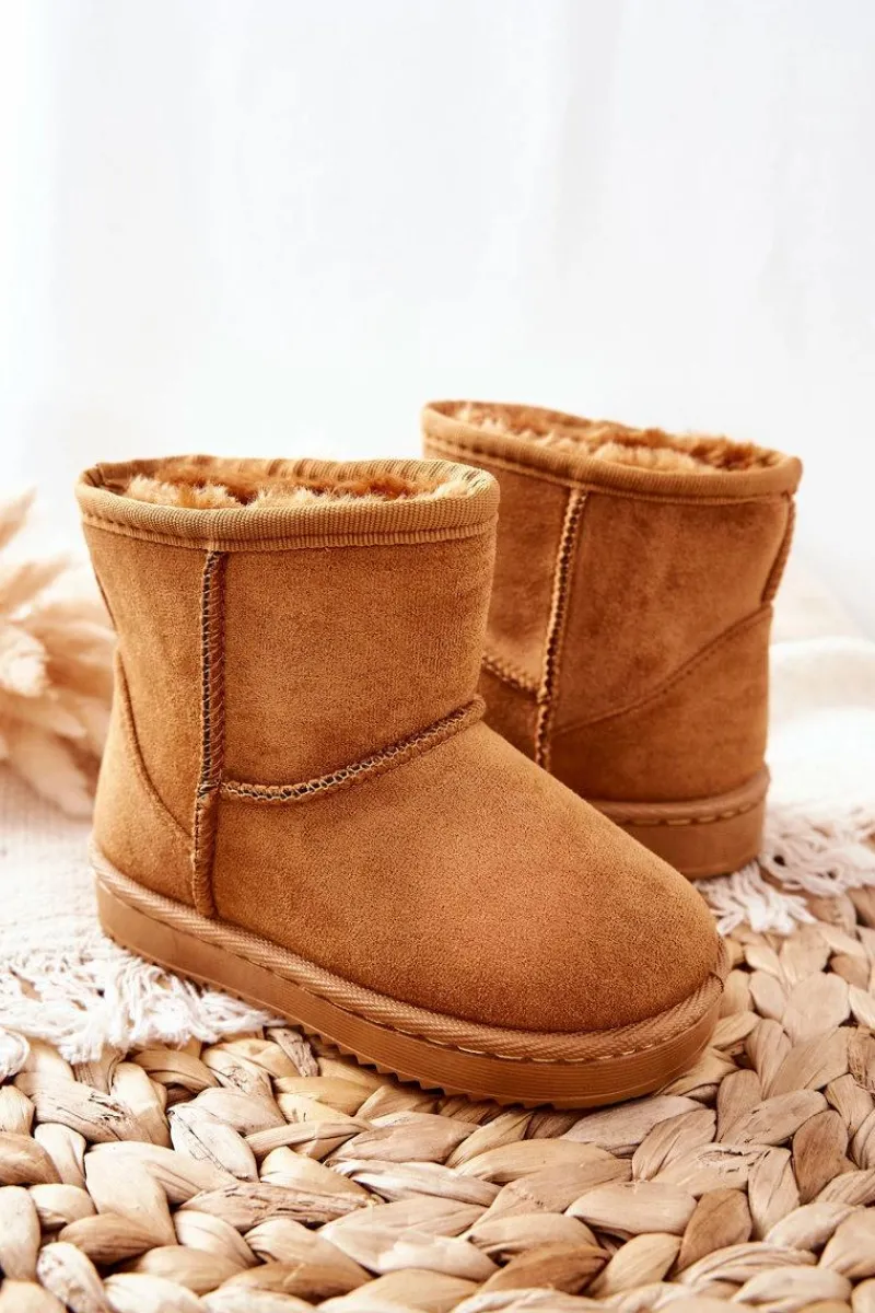 Hot Dziecięce Ocieplane Botki Śniegowce Khaki Gooby Dzieci Dziewczęce|Chłopięce