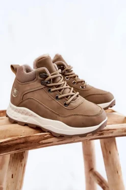 Best Boto Dziecięce Ocieplane Botki Trapery Beżowe Otto