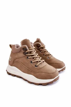 Best Boto Dziecięce Ocieplane Botki Trapery Beżowe Otto