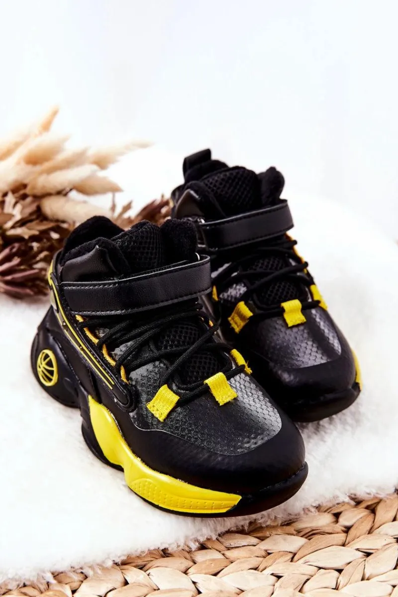 Chłopięce|Chłopięce>Boto Dziecięce Ocieplane Botki Śniegowce Czarne Herry