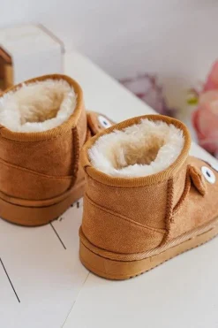 Discount Dziecięce Ocieplane Botki Śniegowce Camel Vavena Dzieci Chłopięce|Dziewczęce