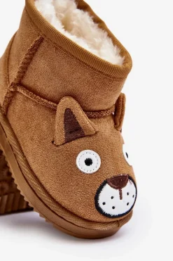 Discount Dziecięce Ocieplane Botki Śniegowce Camel Vavena Dzieci Chłopięce|Dziewczęce