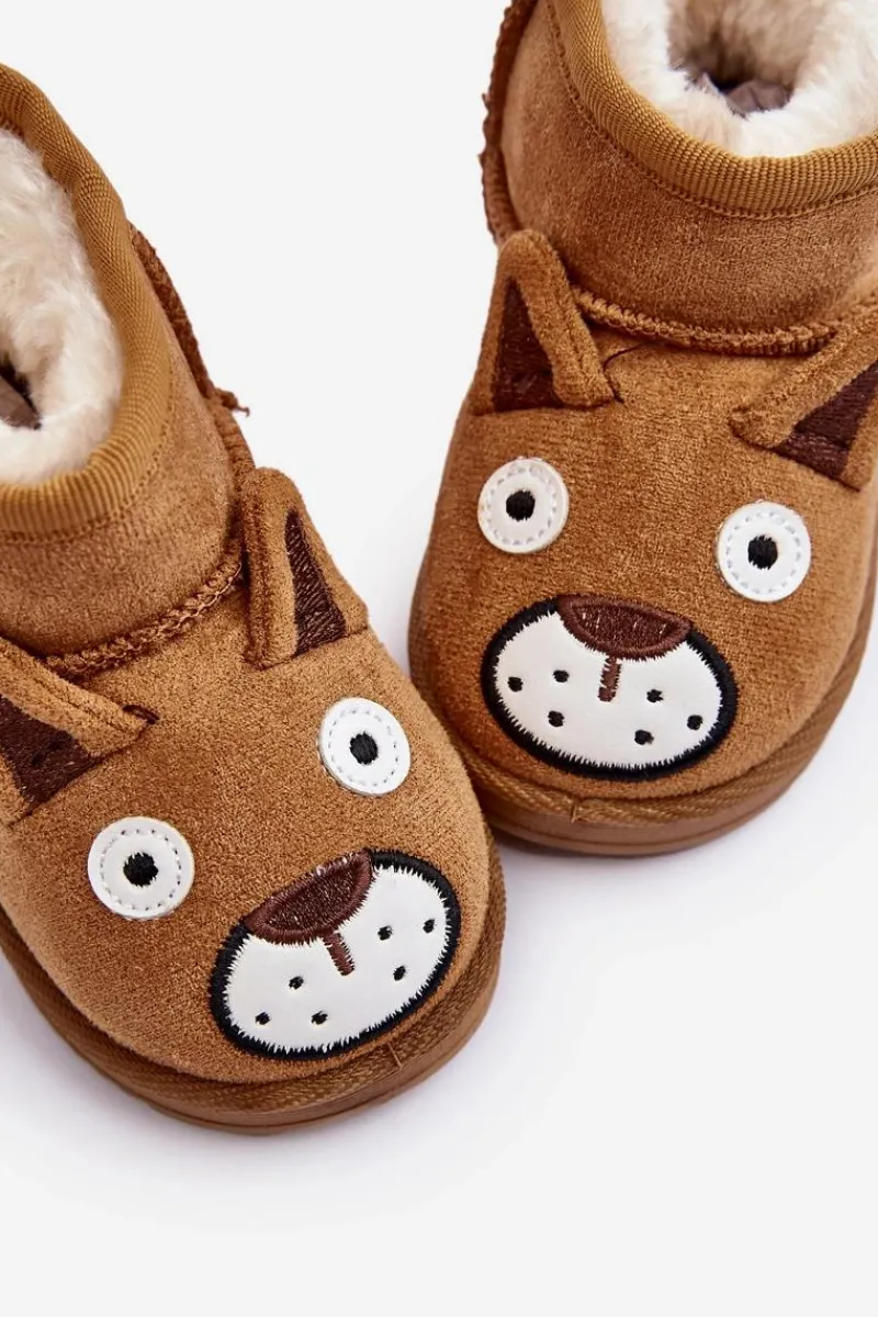 Discount Dziecięce Ocieplane Botki Śniegowce Camel Vavena Dzieci Chłopięce|Dziewczęce