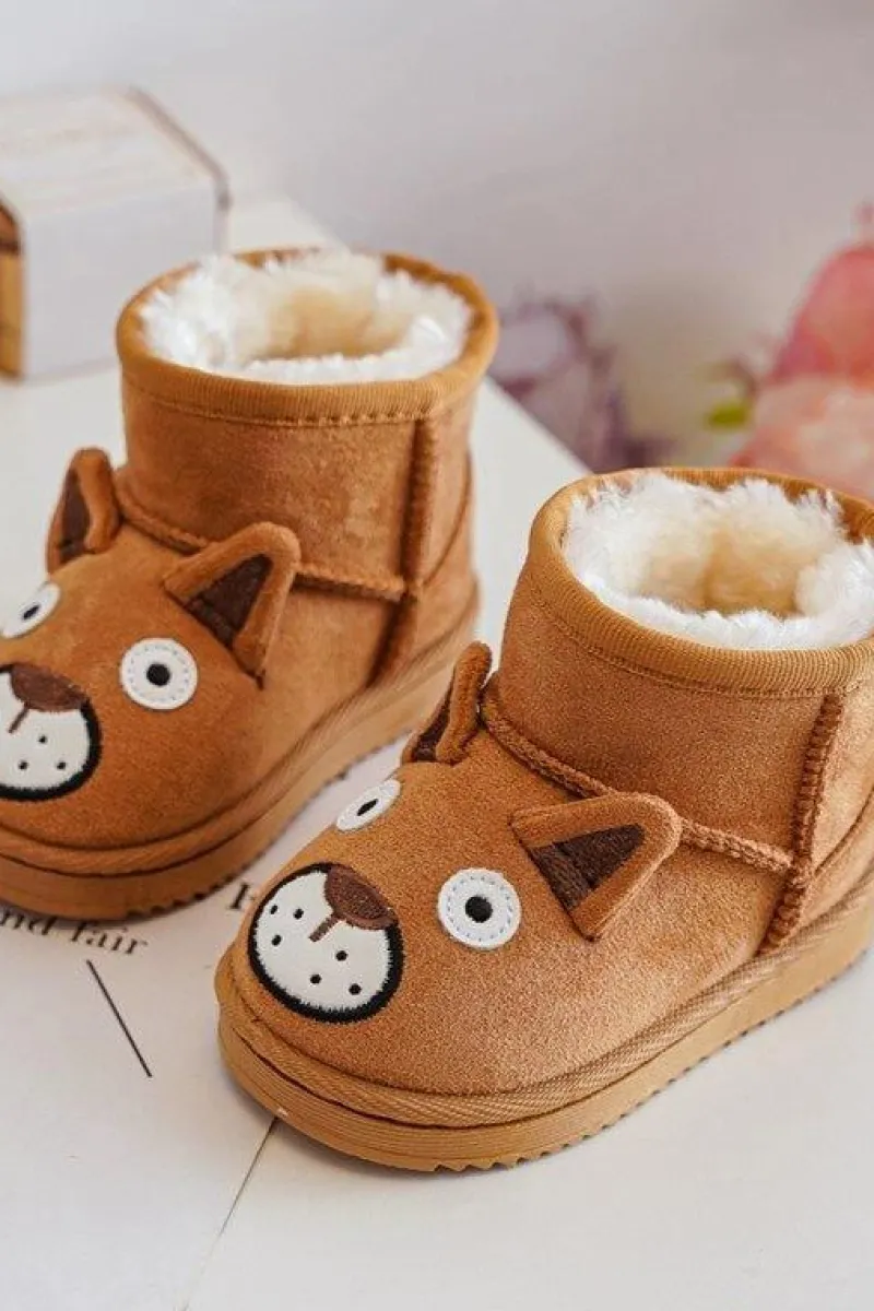 Discount Dziecięce Ocieplane Botki Śniegowce Camel Vavena Dzieci Chłopięce|Dziewczęce