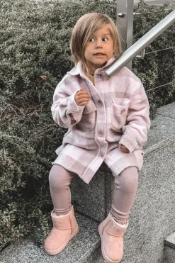 Sale Boto Dziecięce Ocieplane Botki Śniegowce Różowe Gooby Różowy